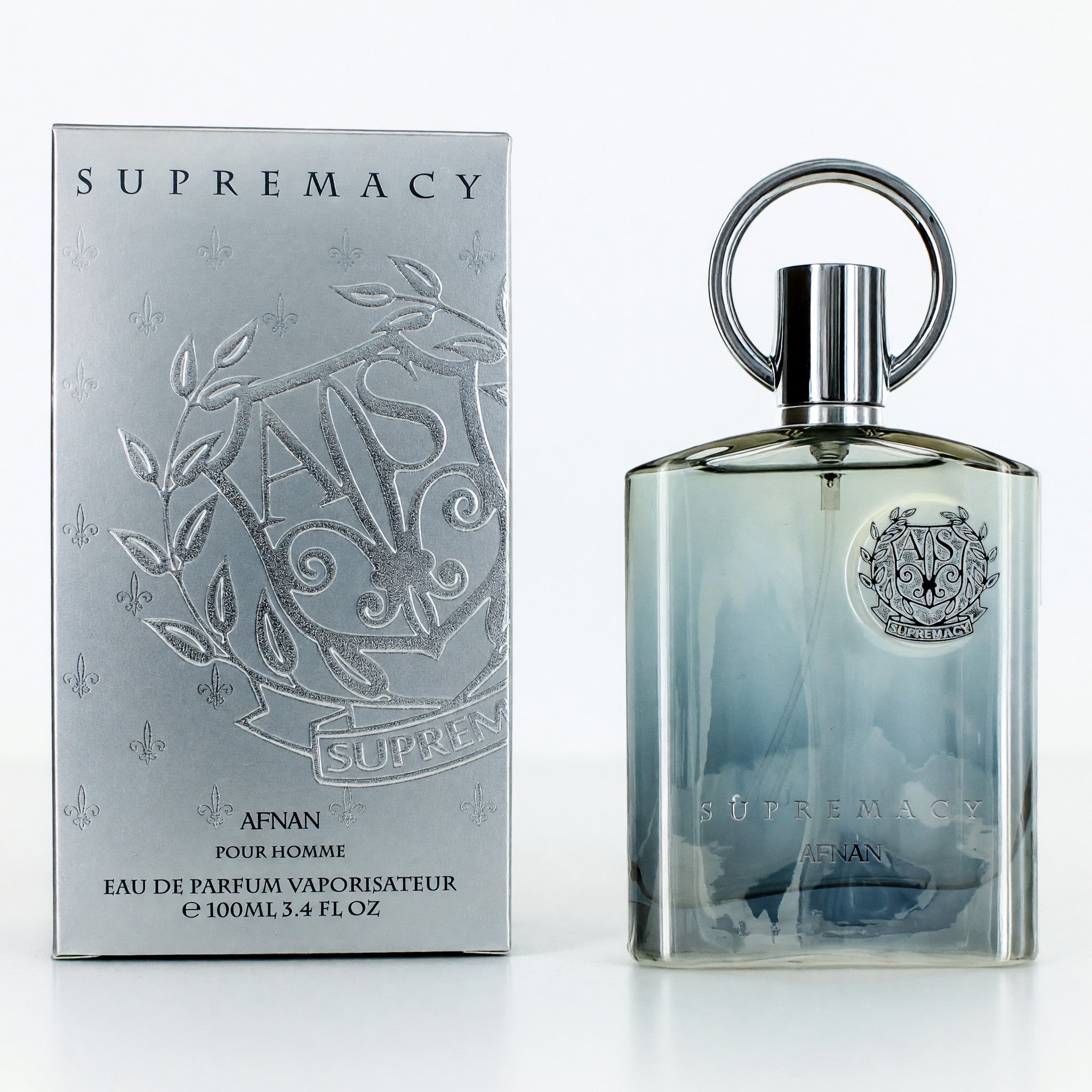 Supremacy Silver by Afnan, 3.4 oz EDP Spray for Men