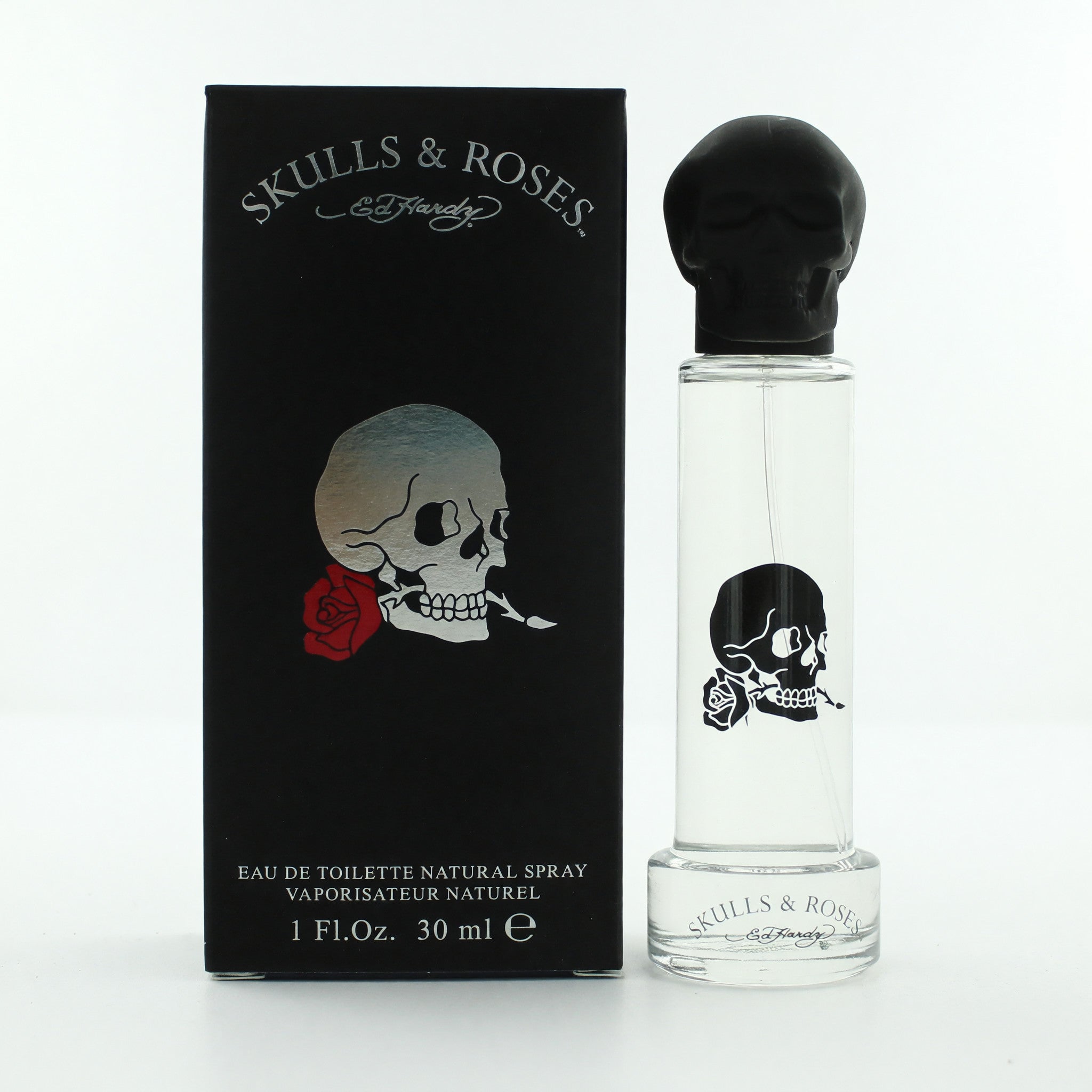 Ed Hardy Skulls & Roses by Ed Hardy, 1 oz EDT Spray for Men
