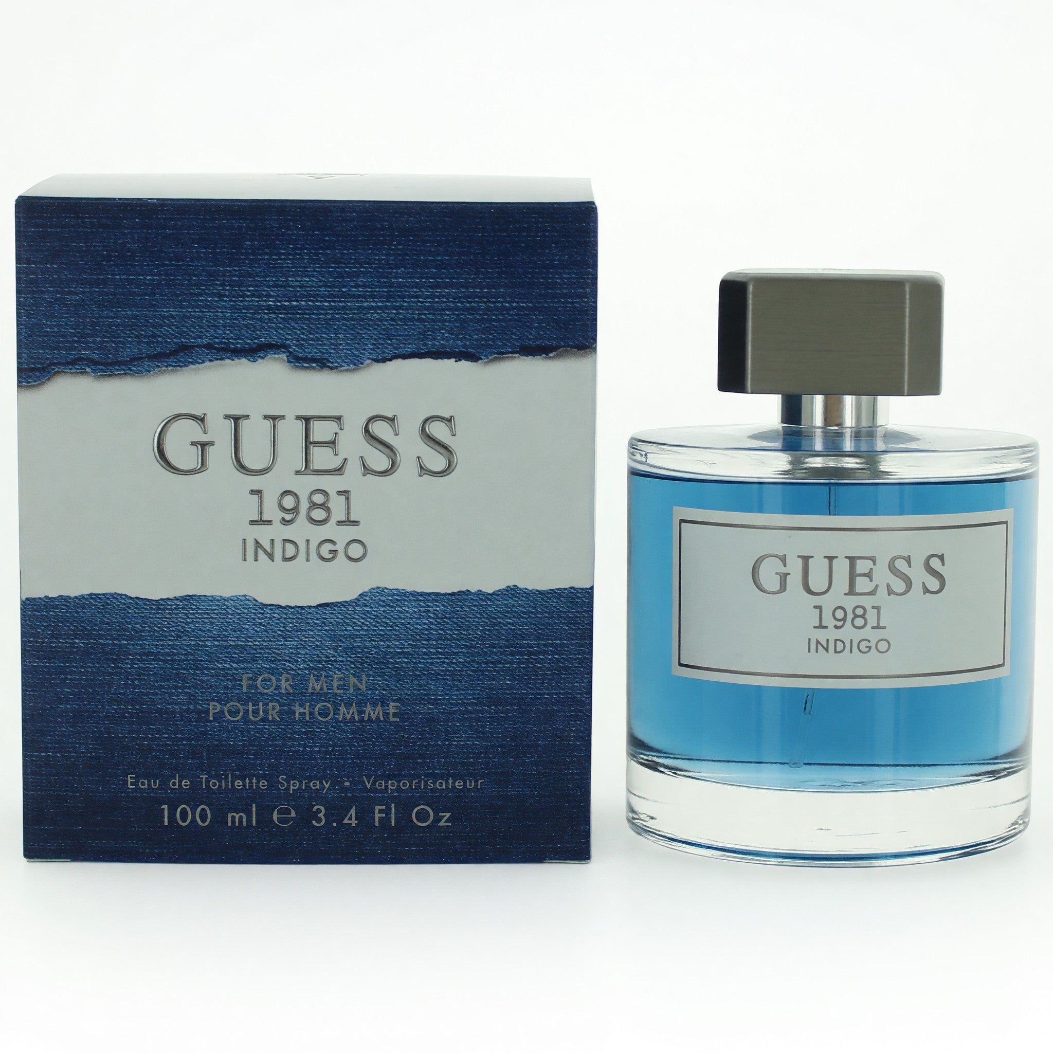 Guess 1981 Indigo by Guess, 3.4 oz EDT Spray for Men