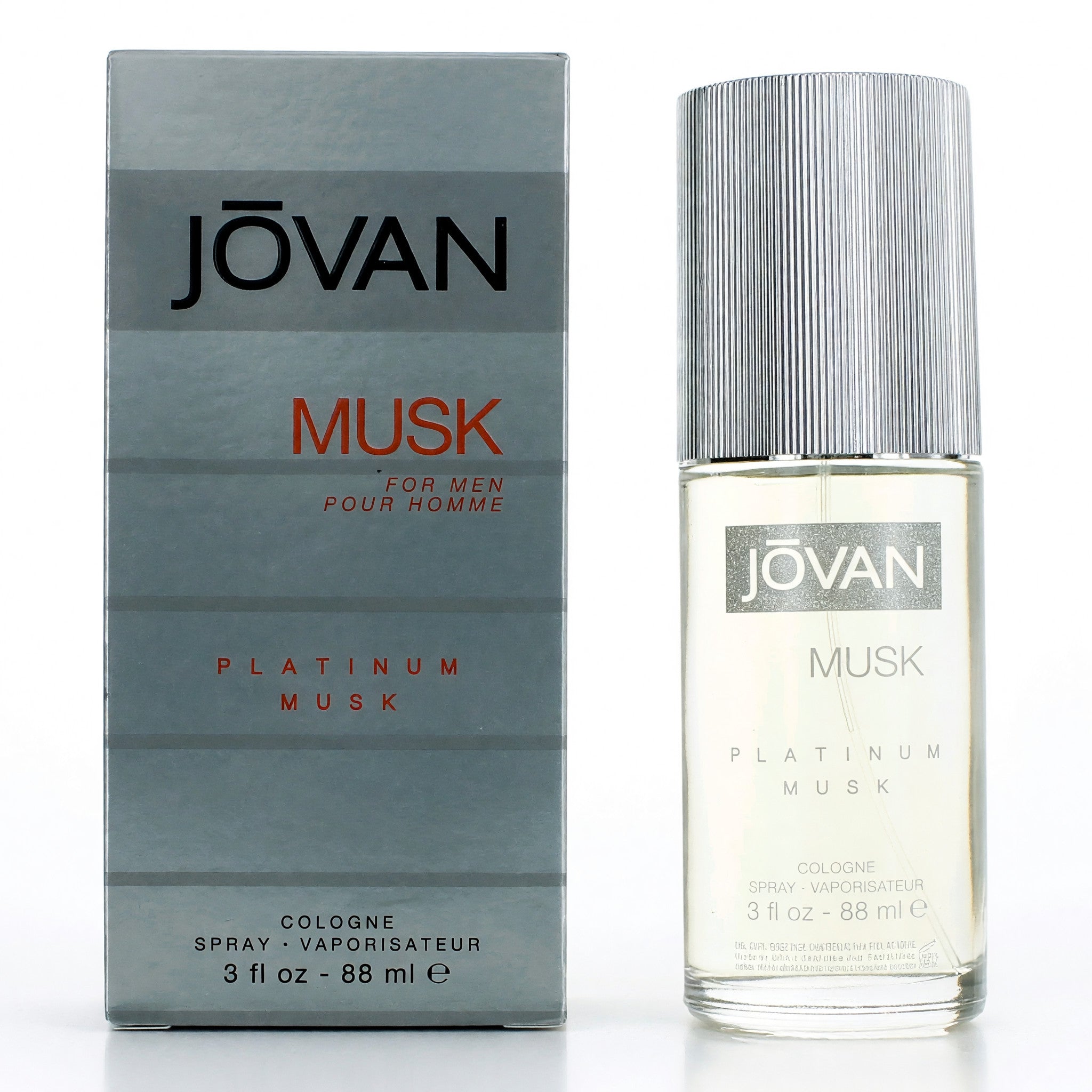 Jovan Platinum Musk by Jovan, 3 oz Eau De Cologne Spray for Men