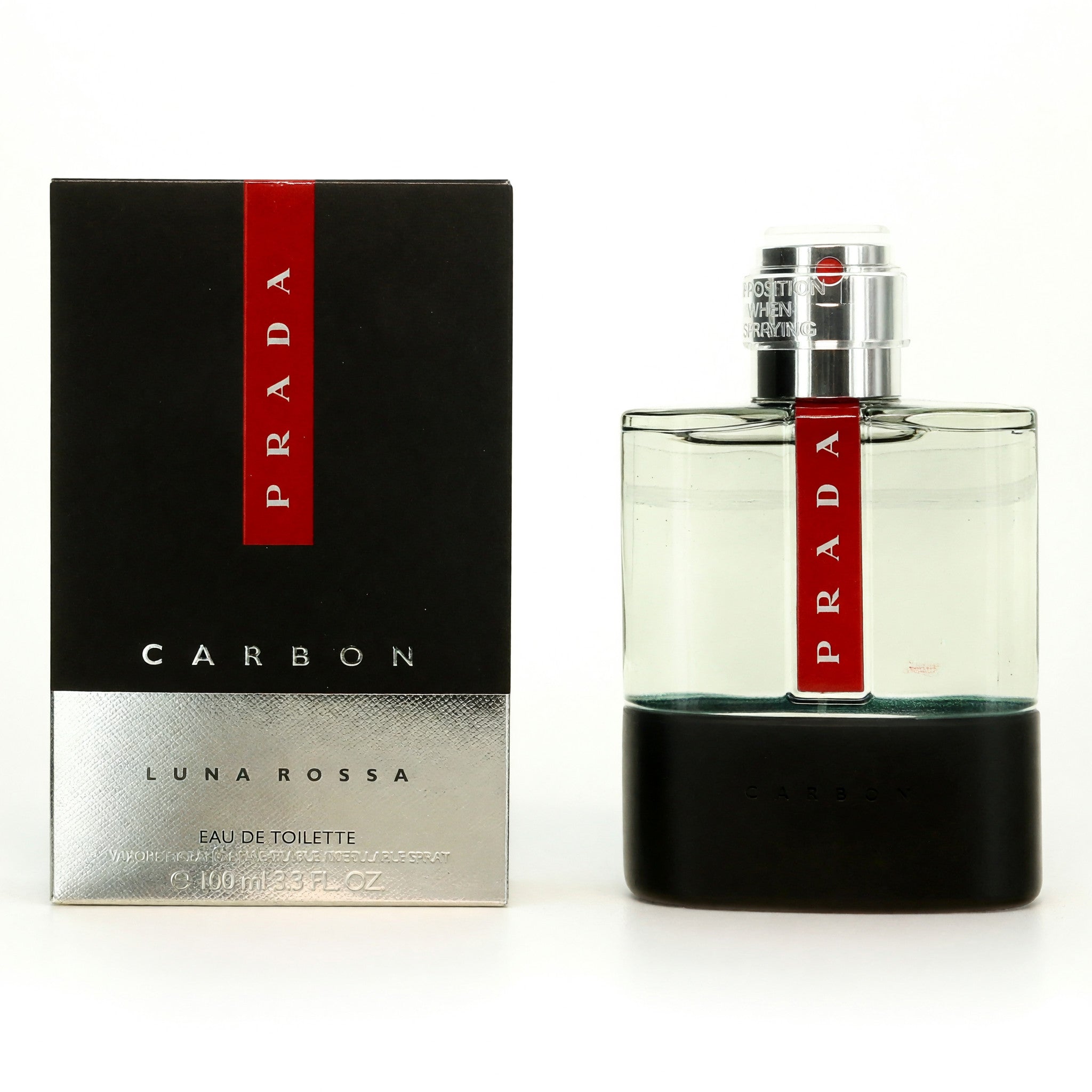Prada Luna Rossa Carbon by Prada, 3.4 oz EDT Spray for Men