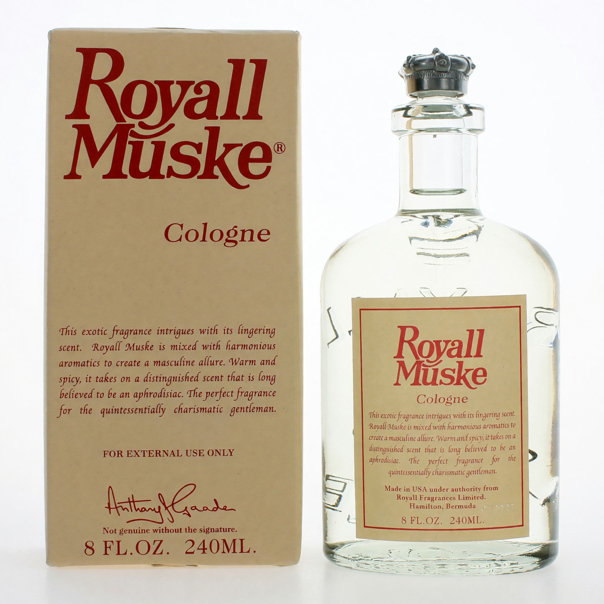 Royall Muske by Royall Fragrances, 8 oz Cologne for Men