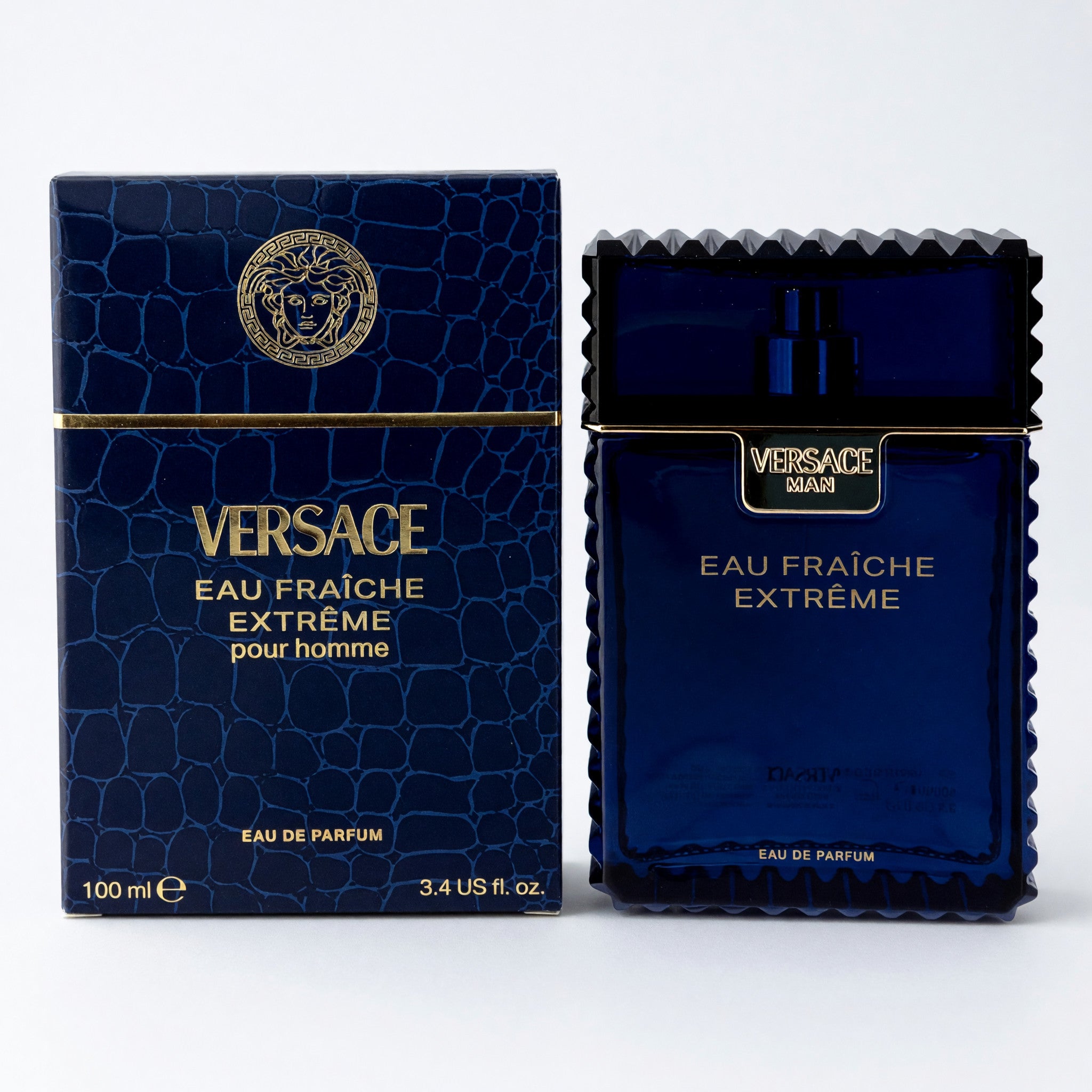 Versace Fraîche Extreme by Versace, 3.4 oz EDP Spray for Men