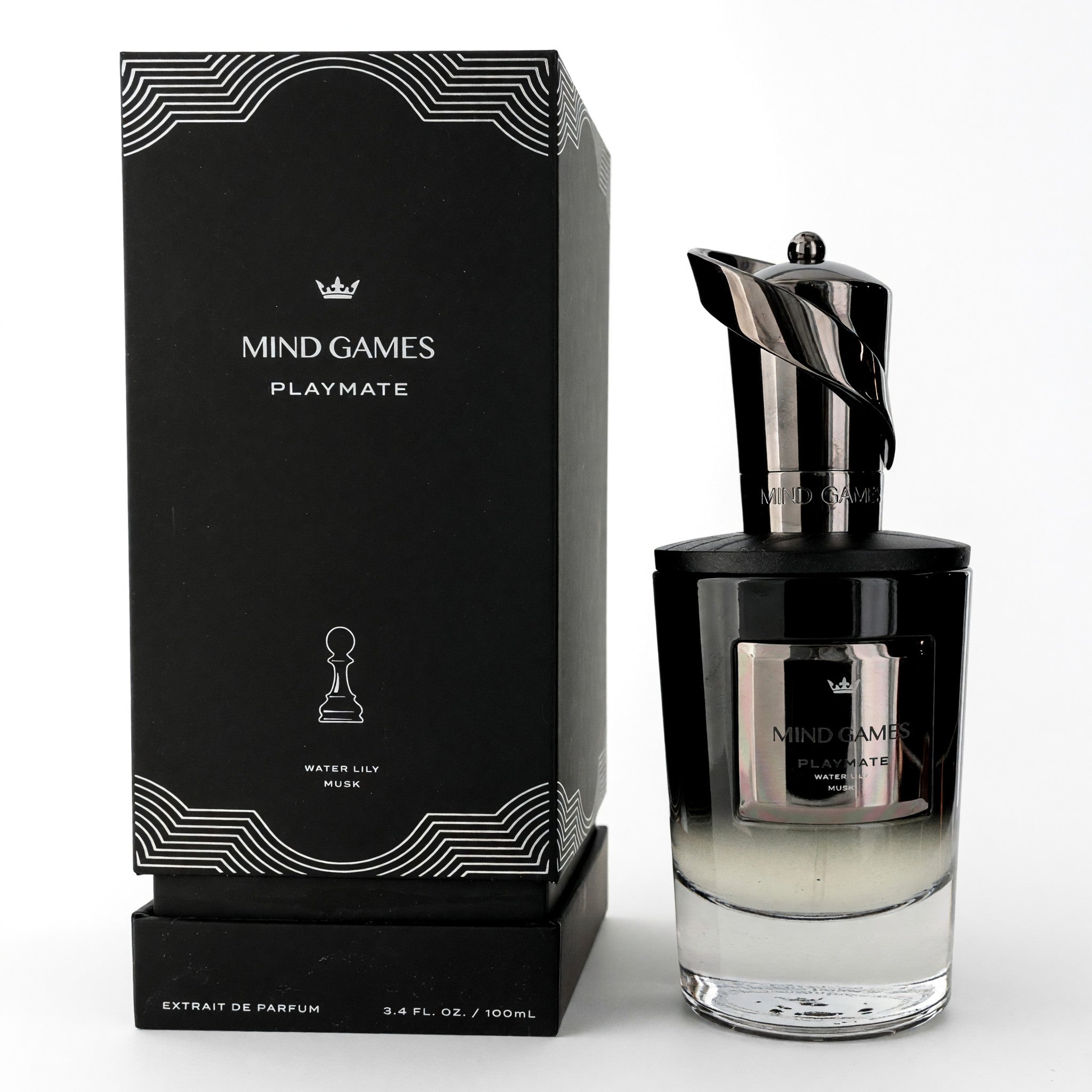 Mind Games Playmate Black, 3.4oz Extrait de Parfum Spray for Unisex