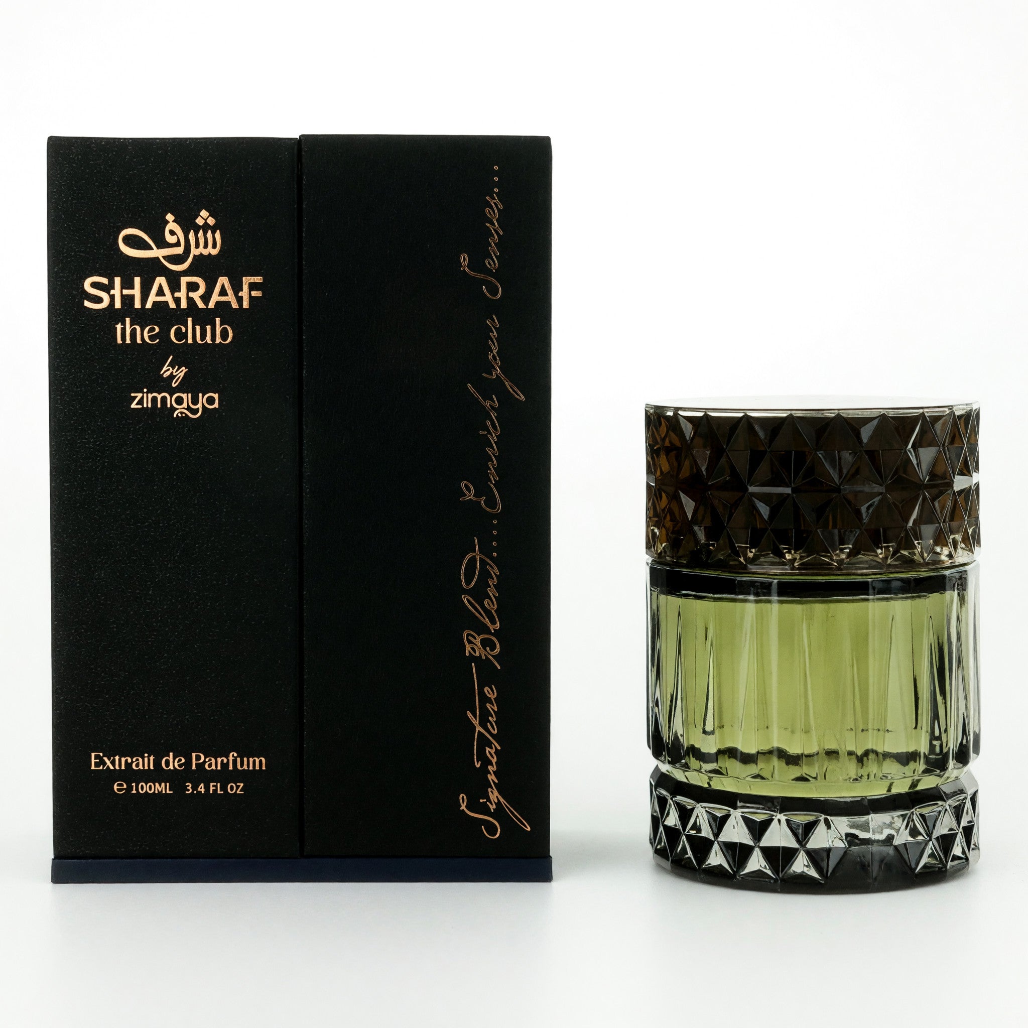 Sharaf the Club by Zimaya, 3.4 oz Extrait de Parfum for Unisex