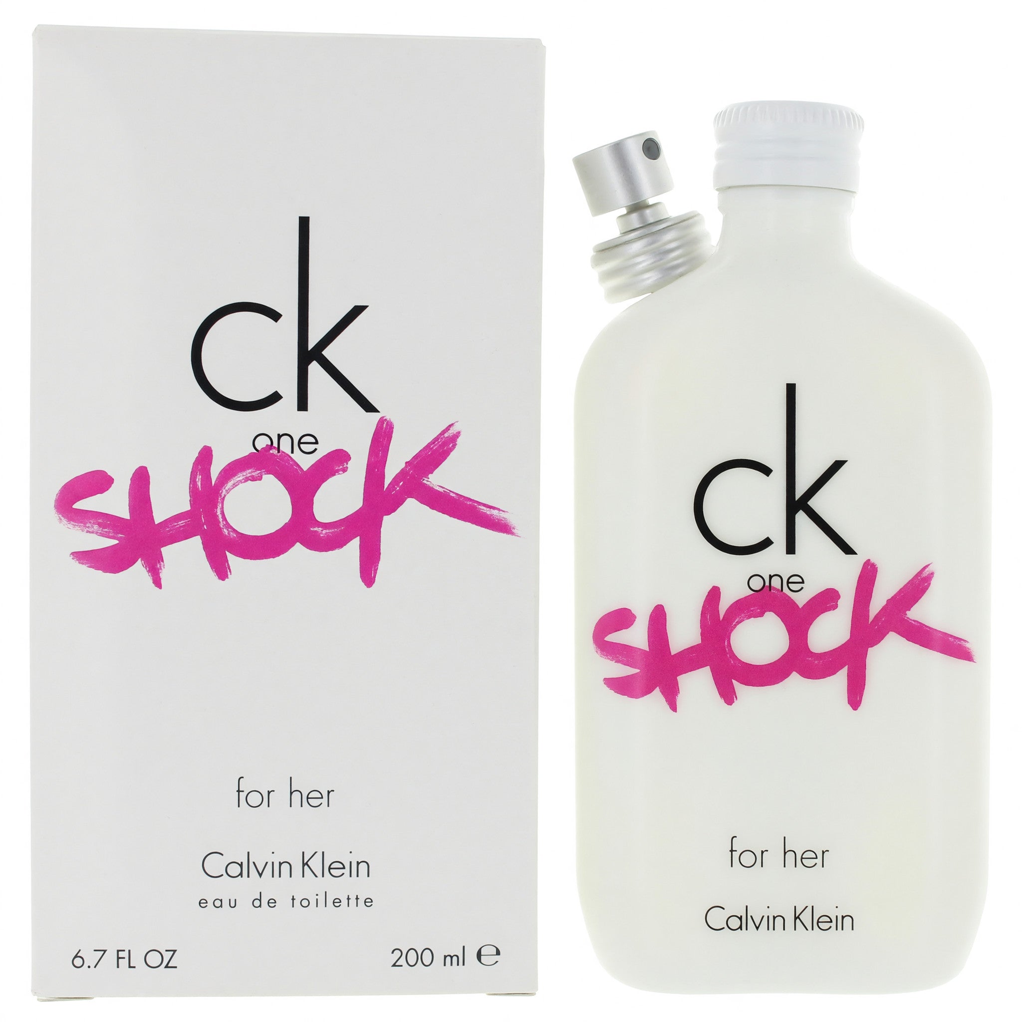 CK One Shock by Calvin Klein, 6.7 oz EDT Spray for Women
