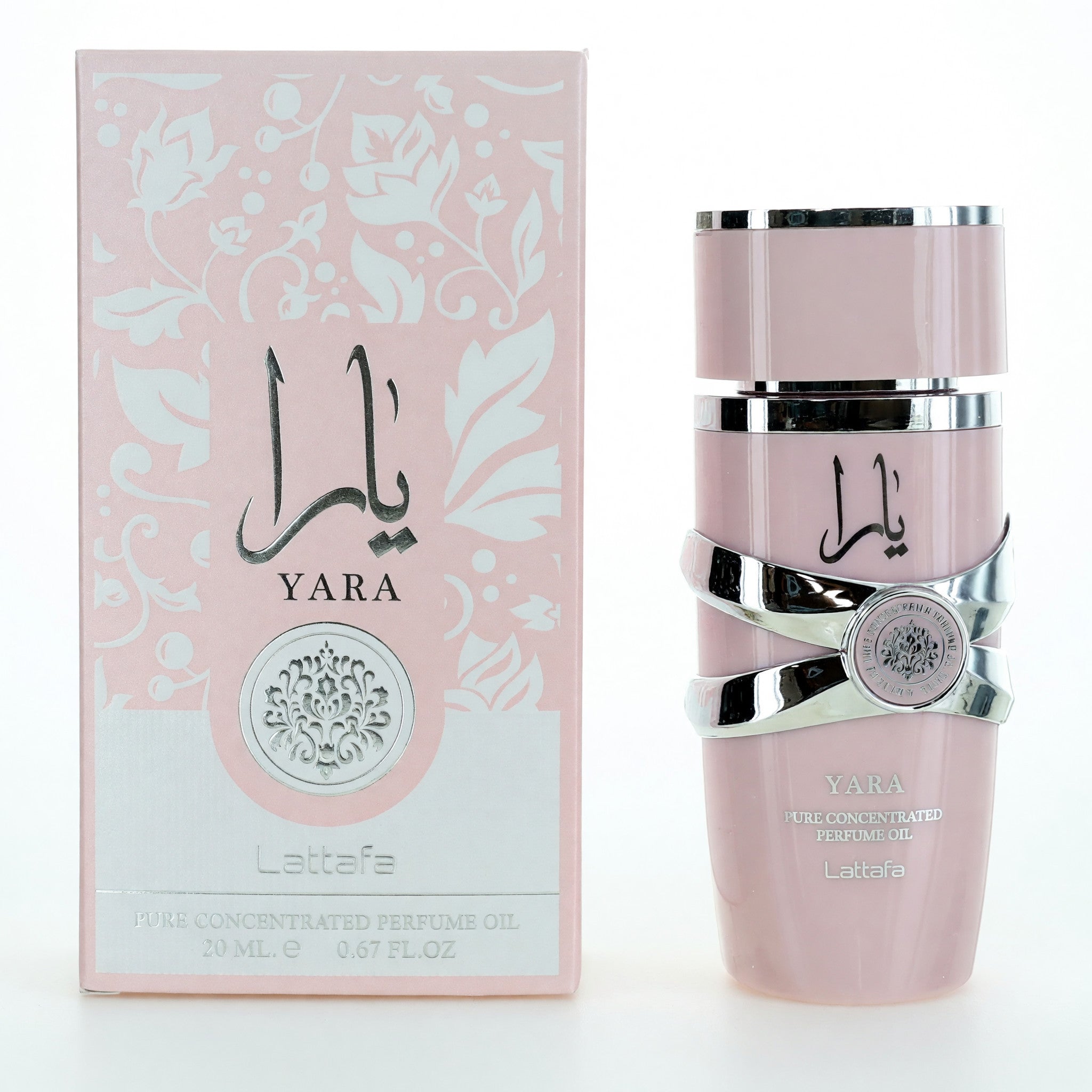 Yara by Lattafa, 0.67 oz Concentrated Perfume Oil for Women  