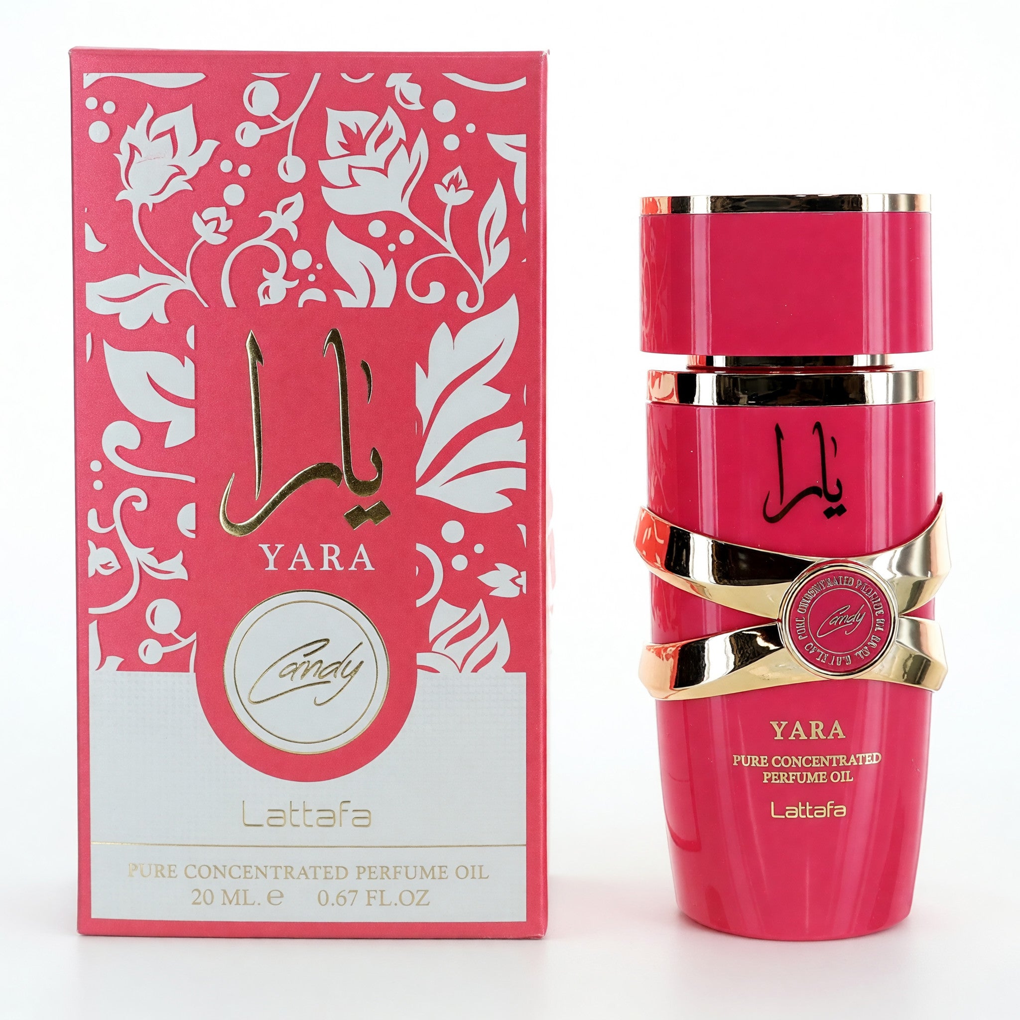 Yara Candy by Lattafa, 0.7 oz Concentrated Perfume Oil for Women  