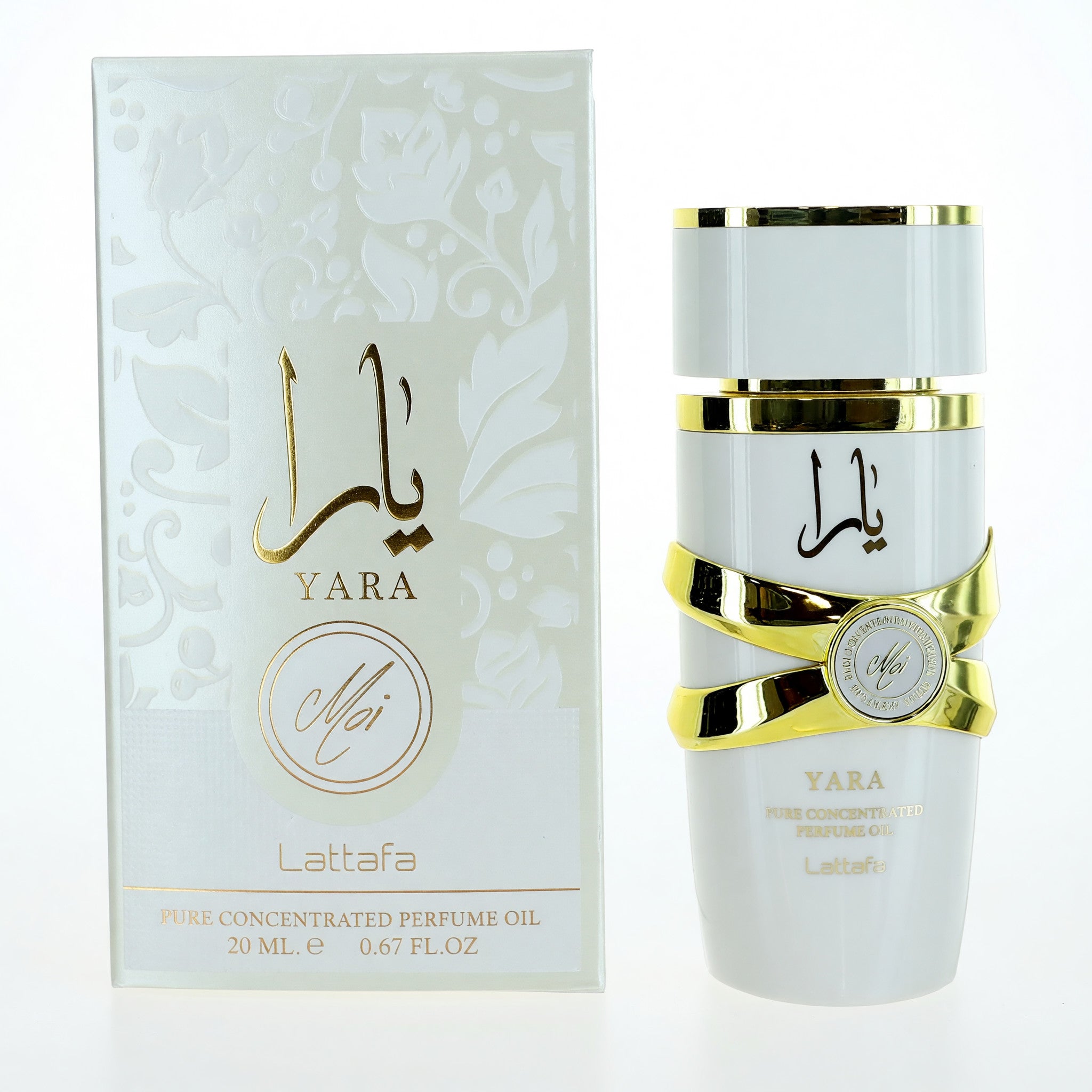 Yara Moi by Lattafa, 0.67 oz Concentrated Perfume Oil for Women 