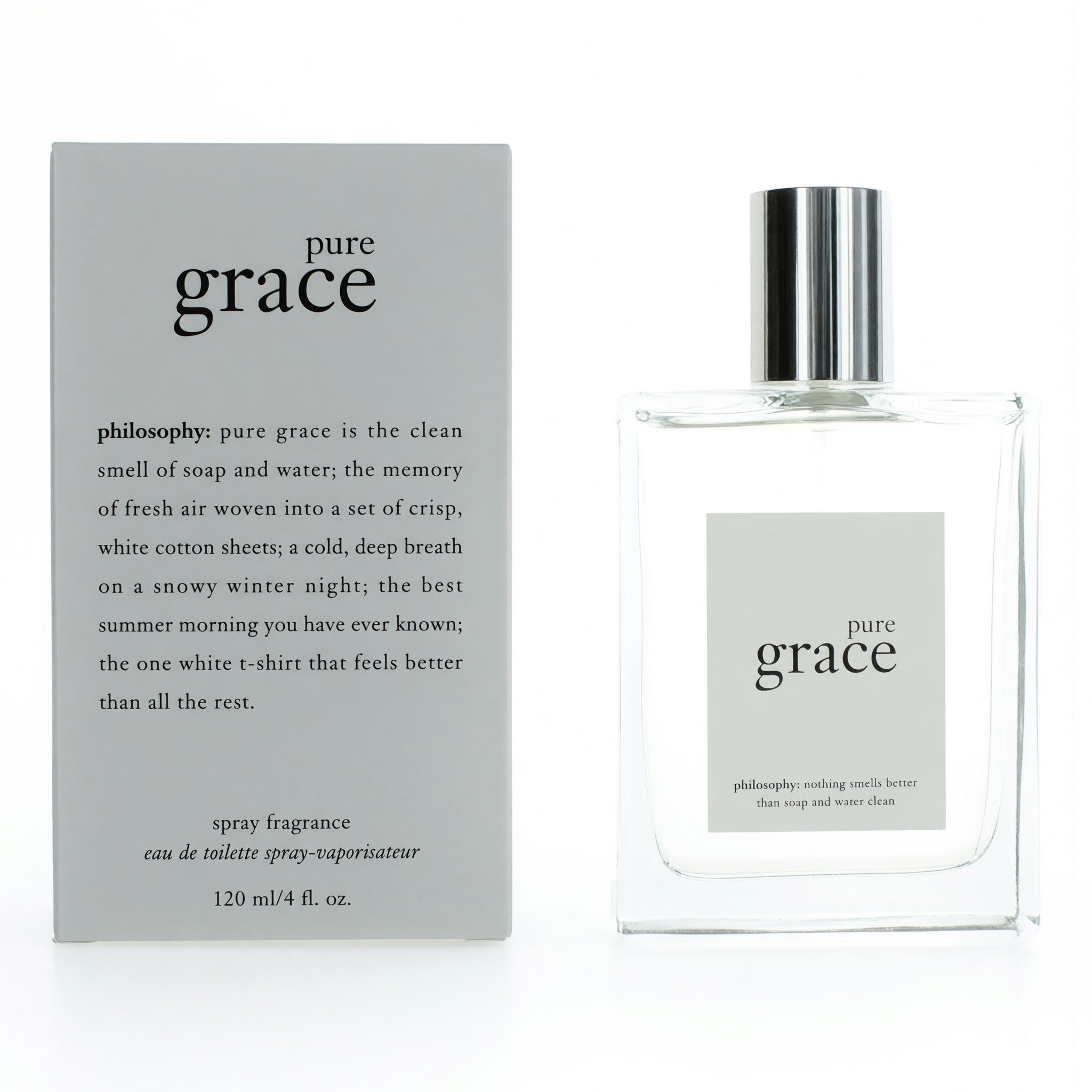 Pure Grace by Philosophy, 4 oz EDT Spray for Women
