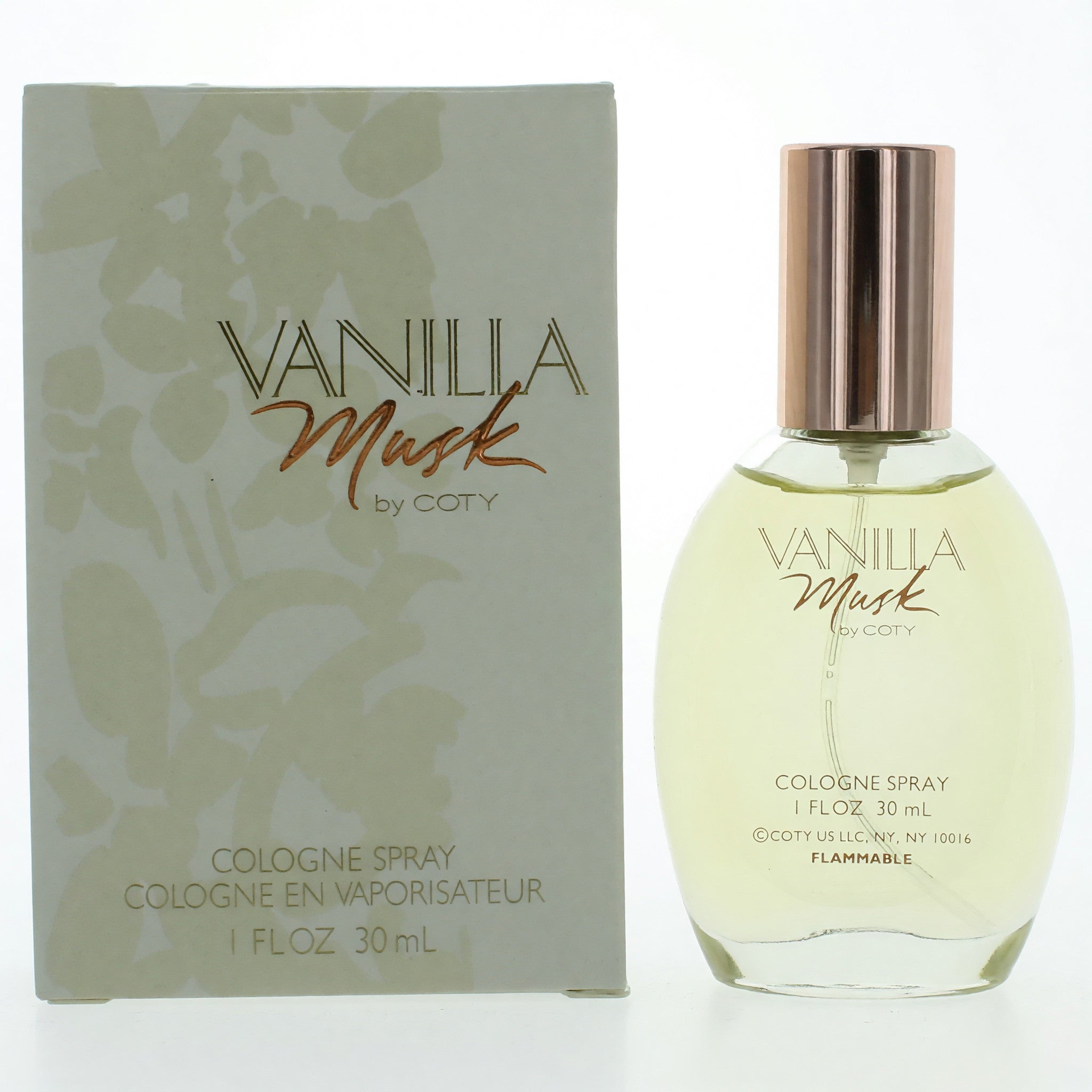 Vanilla Musk by Coty, 1 oz Cologne Spray for Women