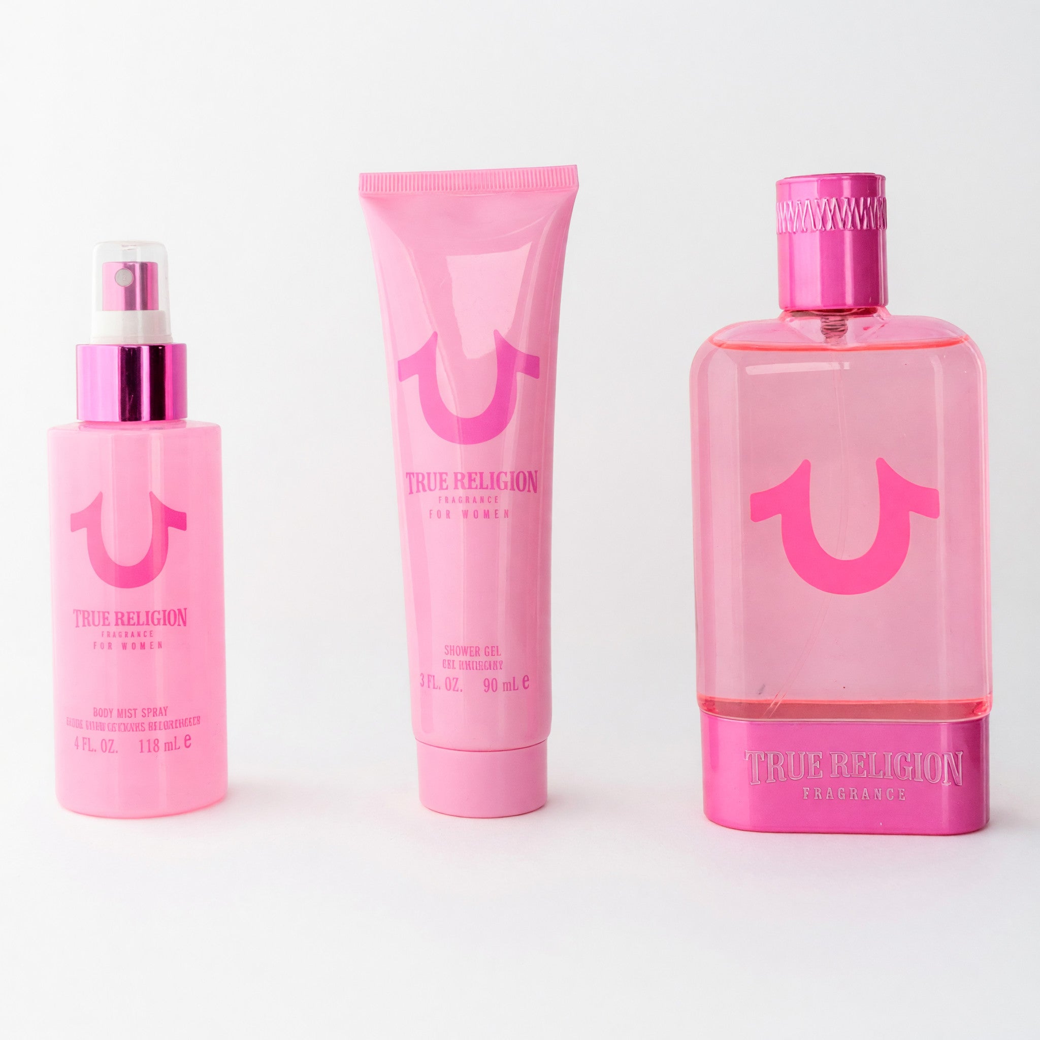 True Religion Pink by True Religion, 3 Piece Gift Set for Women