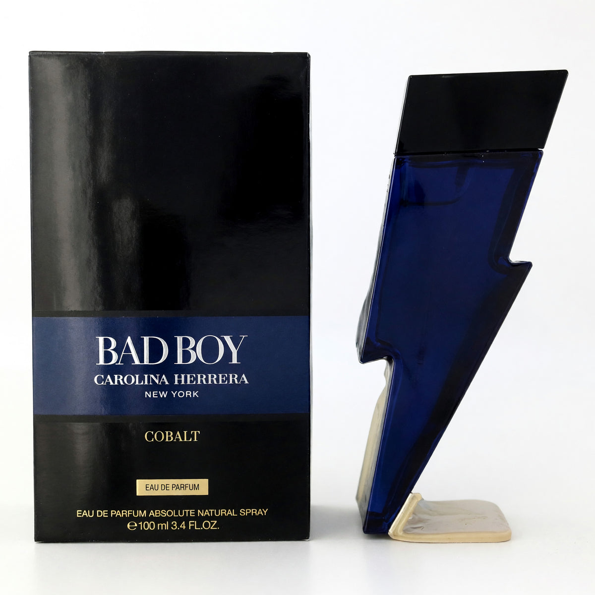 Bad Boy Cobalt Absolute by Carolina Herrera, 3.4 oz EDP Spray for Men 