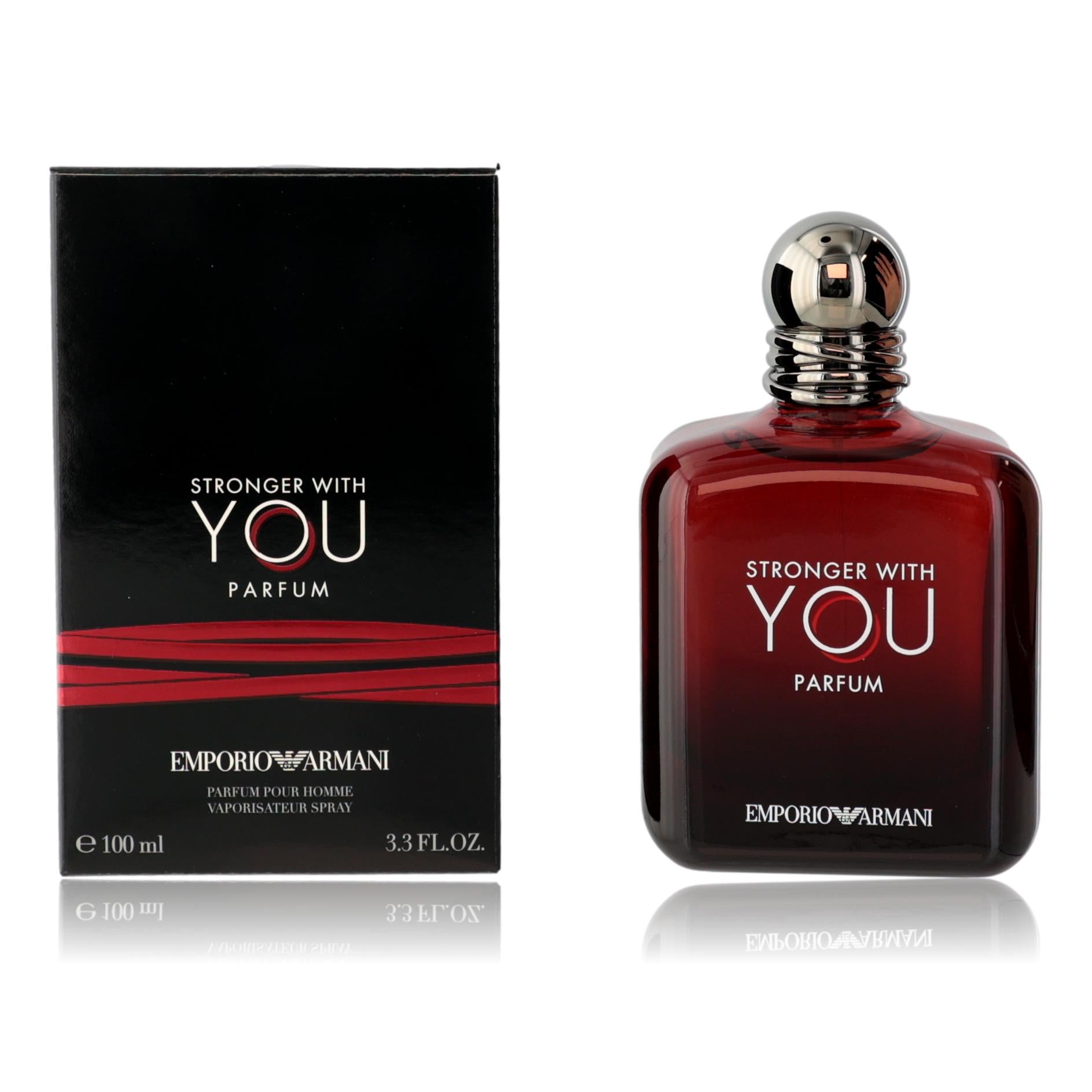 Stronger with You by Emporio Armani, 3.3 oz Parfum Spray for Men