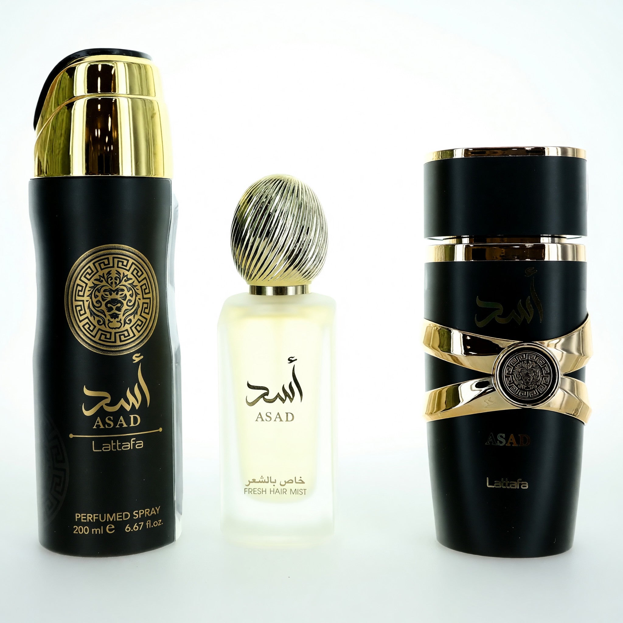 Asad by Lattafa, 3 Piece Gift Set for Men