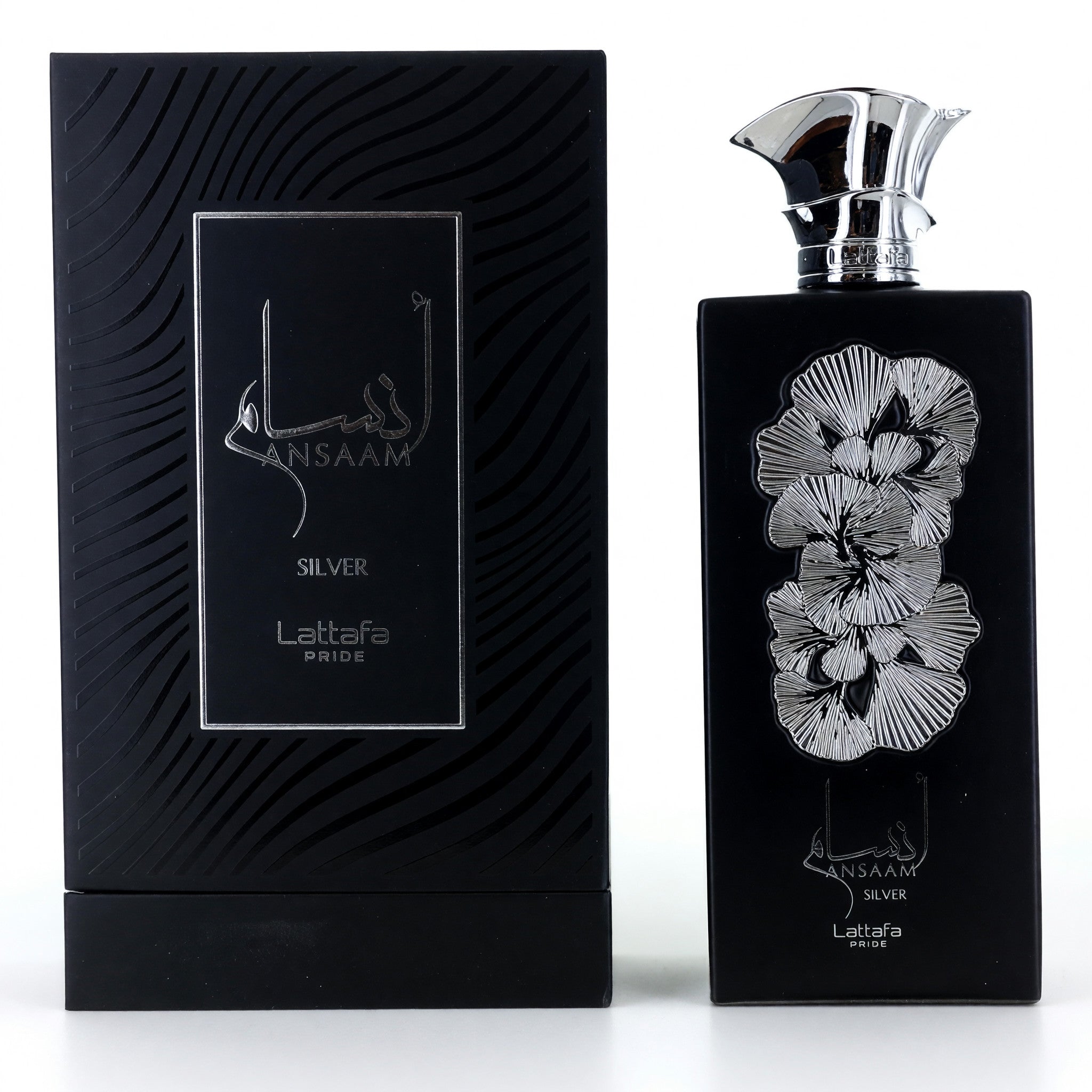 Ansaam Silver by Lattafa, 3.4 oz EDP Spray for Unisex