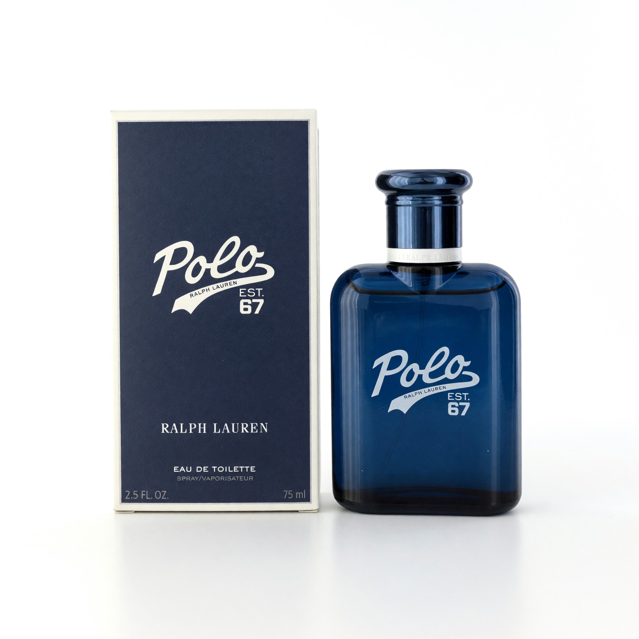 Polo EST 67 by Ralph Lauren, 2.5 oz EDT Refillable Spray for Men